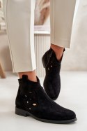 Botki Model S.Barski HY42-081 Black - Step in style Step in style Botki Model S.Barski HY42-081 Black - Step in style Step in style