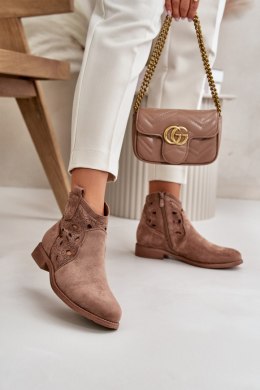 Botki Model S.Barski HY42-081 Brown - Step in style Step in style