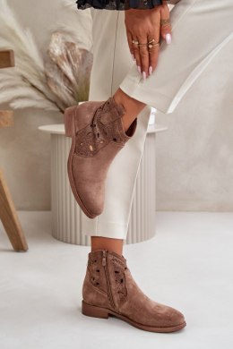 Botki Model S.Barski HY42-081 Brown - Step in style Step in style