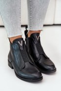 Botki Model S.Barski HY42-119 Black - Step in style Step in style Botki Model S.Barski HY42-119 Black - Step in style Step in style