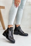 Botki Model S.Barski HY42-120 Black - Step in style Step in style Botki Model S.Barski HY42-120 Black - Step in style Step in style
