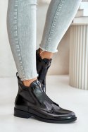 Botki Model S.Barski HY42-120 Black - Step in style Step in style Botki Model S.Barski HY42-120 Black - Step in style Step in style
