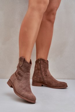 Botki Model S.Barski HY51-063 Brown - Step in style Step in style