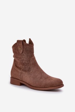 Botki Model S.Barski HY51-063 Brown - Step in style Step in style