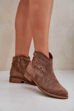 Botki Model S.Barski HY51-113 Brown - Step in style Step in style