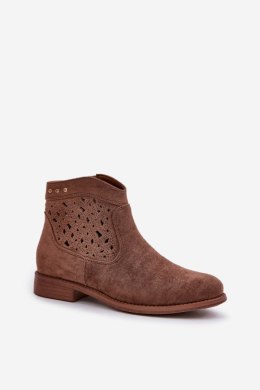 Botki Model S.Barski HY51-113 Brown - Step in style Step in style