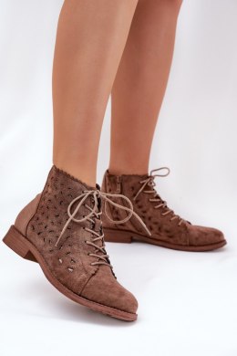 Botki Model S.Barski HY51-185 Brown - Step in style Step in style
