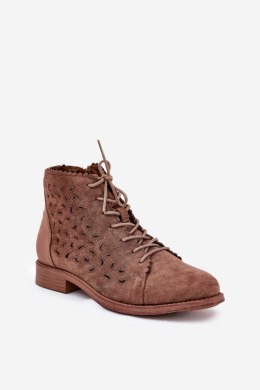 Botki Model S.Barski HY51-185 Brown - Step in style Step in style