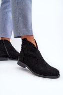 Botki Model S.Barski HY66-151 Black - Step in style Step in style Botki Model S.Barski HY66-151 Black - Step in style Step in style