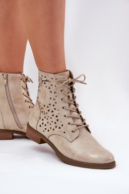 Botki Model Serfina ASA62-116 Gold - Step in style Step in style