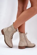 Botki Model Serfina ASA62-116 Gold - Step in style Step in style Botki Model Serfina ASA62-116 Gold - Step in style Step in style