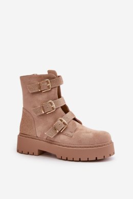 Botki Model Tiaeliana HB-276 Beige - Step in style Step in style