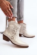 Botki Model Zazoo 2870/004 Silver - Step in style Step in style Botki Model Zazoo 2870/004 Silver - Step in style Step in style