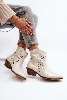 Botki Model Zazoo 2870/004 Silver - Step in style Step in style