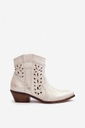 Botki Model Zazoo 2870/004 Silver - Step in style Step in style Botki Model Zazoo 2870/004 Silver - Step in style Step in style