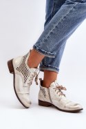Botki Model Zazoo 2878/004 Silver - Step in style Step in style Botki Model Zazoo 2878/004 Silver - Step in style Step in style