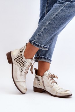 Botki Model Zazoo 2878/004 Silver - Step in style Step in style