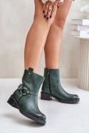 Botki Model Zazoo 60480 Dark Green - Step in style Step in style Botki Model Zazoo 60480 Dark Green - Step in style Step in style