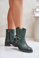 Botki Model Zazoo 60480 Dark Green - Step in style Step in style Botki Model Zazoo 60480 Dark Green - Step in style Step in style