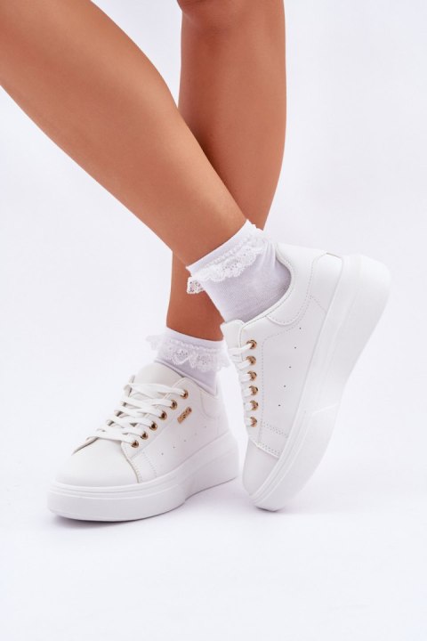 Buty Sportowe Model Lelandine TL601-9 White - Step in style Step in style Buty Sportowe Model Lelandine TL601-9 White - Step in style Step in style