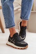 Buty Sportowe Model Mialunae YH30 Black - Step in style Step in style Buty Sportowe Model Mialunae YH30 Black - Step in style Step in style