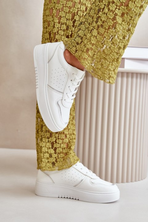 Buty Sportowe Model Mistra MS3107 White/Silver - Step in style Step in style Buty Sportowe Model Mistra MS3107 White/Silver - Step in style Step in style