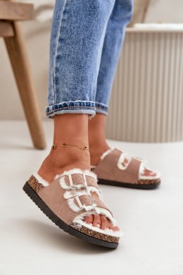 Kapcie Model Ezilena ESL-200 Beige - Step in style Step in style