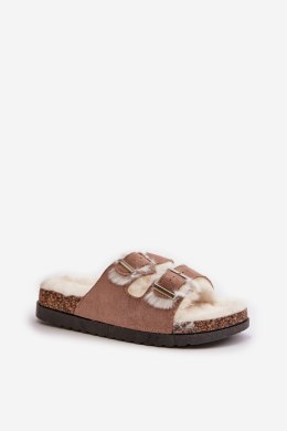 Kapcie Model Ezilena ESL-200 Beige - Step in style Step in style