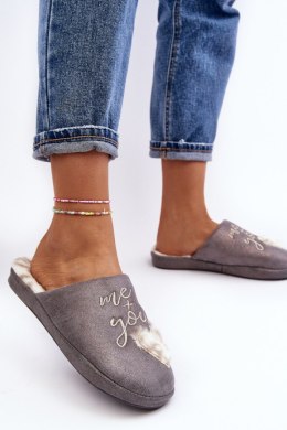 Kapcie Model Geraja MD6003 Grey - Step in style Step in style