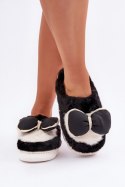 Kapcie Model Grilis FA-199 Black - Step in style Step in style Kapcie Model Grilis FA-199 Black - Step in style Step in style