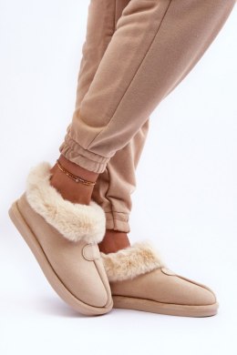 Kapcie Model Lanoze EV-58 Light Beige - Step in style Step in style