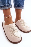 Kapcie Model Mabira MB8643 Beige - Step in style Step in style Kapcie Model Mabira MB8643 Beige - Step in style Step in style