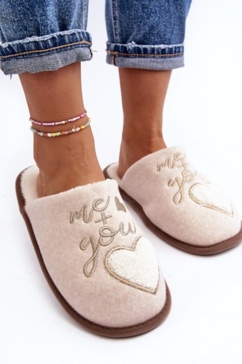Kapcie Model Mabira MB8643 Beige - Step in style Step in style Kapcie Model Mabira MB8643 Beige - Step in style Step in style