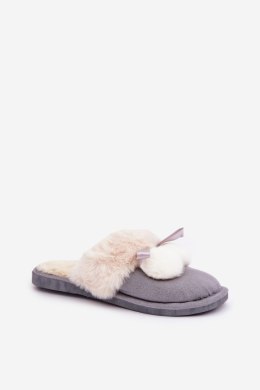 Kapcie Model Nartani YL-311 Grey - Step in style Step in style