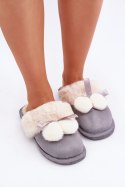 Kapcie Model Nartani YL-311 Grey - Step in style Step in style Kapcie Model Nartani YL-311 Grey - Step in style Step in style