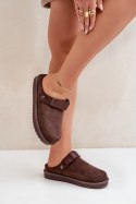 Kapcie Model Neliel CA-27 Czekolada - Step in style Step in style Kapcie Model Neliel CA-27 Czekolada - Step in style Step in style