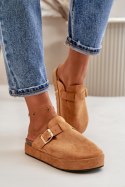 Kapcie Model Terilaina TL8-123 Camel - Step in style Step in style Kapcie Model Terilaina TL8-123 Camel - Step in style Step in style
