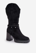 Kozaki Model Ivanelis ASA254-4 Black - Step in style Step in style Kozaki Model Ivanelis ASA254-4 Black - Step in style Step in style