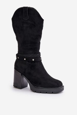 Kozaki Model Ivanelis ASA254-4 Black - Step in style Step in style