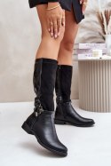 Kozaki Model Leatharia ASA62-112 Black - Step in style Step in style Kozaki Model Leatharia ASA62-112 Black - Step in style Step in style
