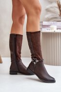 Kozaki Model Leatharia ASA62-112 Brown - Step in style Step in style Kozaki Model Leatharia ASA62-112 Brown - Step in style Step in style