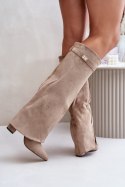 Kozaki Model Urelli LA-289 Beige - Step in style Step in style Kozaki Model Urelli LA-289 Beige - Step in style Step in style
