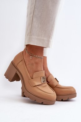 Półbuty Model Ranunca RMR23108-2 camel - Step in style Step in style