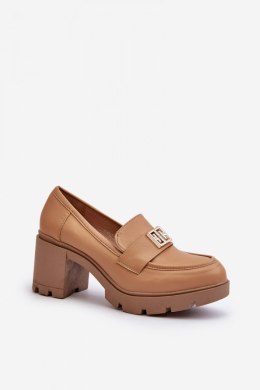 Półbuty Model Ranunca RMR23108-2 camel - Step in style Step in style