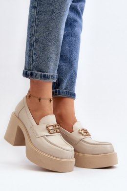 Półbuty Model Zazoo 20170 Light Beige - Step in style Step in style