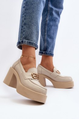 Półbuty Model Zazoo 20170 Light Beige - Step in style Step in style
