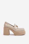 Półbuty Model Zazoo 20170 Light Beige - Step in style Step in style Półbuty Model Zazoo 20170 Light Beige - Step in style Step in style