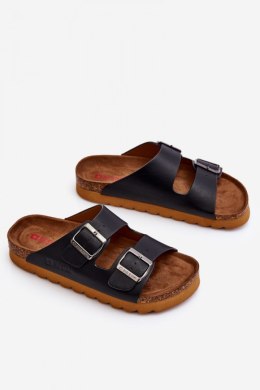 Sandał Klapki Model Big Star LL274477 Black - Step in style Step in style