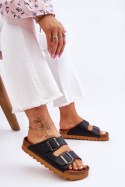 Sandał Klapki Model Big Star LL274477 Black - Step in style Step in style