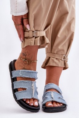 Sandał Klapki Model Lamirose H8-523 Blue - Step in style Step in style